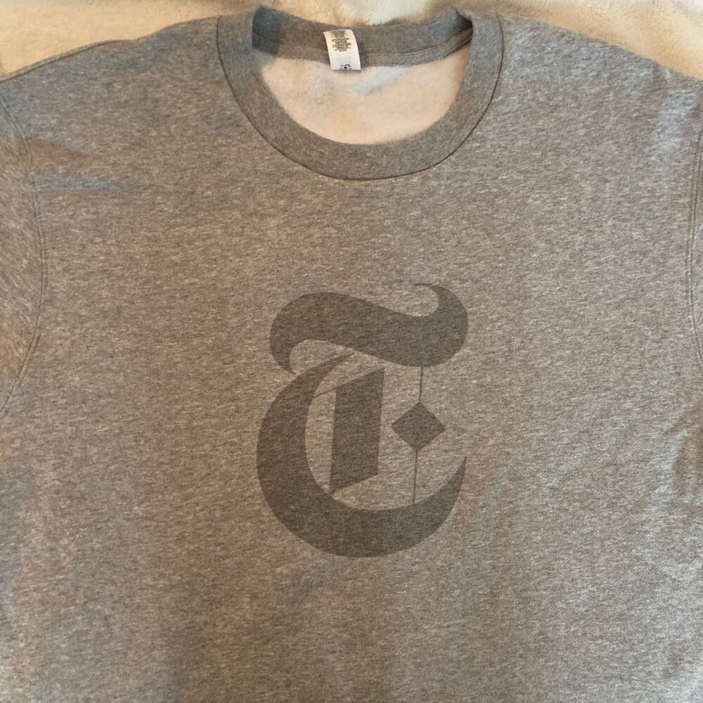 New York Times Super “T” Sweatshirt (discontinued)